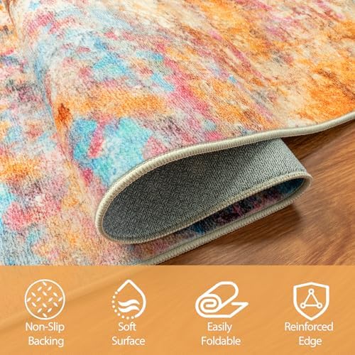 Aelenmu 10x14 Area Rugs for Living Room Washable Dining Room Colorful - Image 3