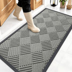 OLANLY Front Door Mat Outside Entrance 47x23, Waterproof Heavy-Duty Doormat by OLANLY