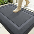 OLANLY Front Door Mat Outside 35x23, All-Season Heavy-Duty Rubber Doormat by OLANLY