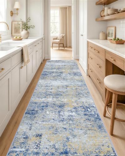 OLANLY 2x10 Washable Runner Rug, Soft Non Slip Carpet for Hallway Kitchen by OLANLY