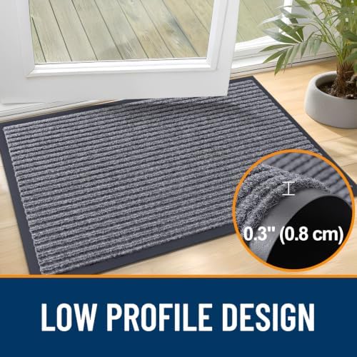 OLANLY Front Door Mat 35x30, Waterproof Heavy-Duty Indoor Outdoor Doormat - Image 4