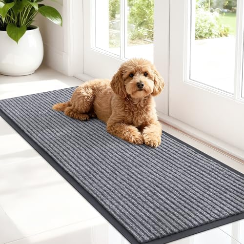 OLANLY Front Door Mat 47x17, Waterproof Heavy-Duty Indoor Outdoor Doormat by OLANLY