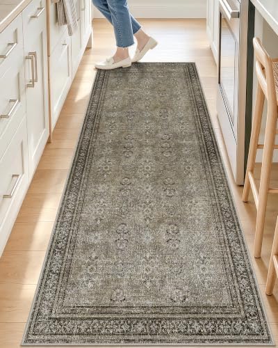 OLANLY 2x6 Washable Runner Rug, Soft Non Slip Carpet for Hallway Kitchen by OLANLY
