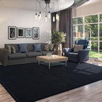 AROGAN 5x7 Area Rugs for Living Room Non Slip Dorm Bedroom Rug, Black - Image 5