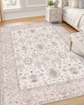 OLANLY 4x6 Washable Area Rug, Soft Non Slip Carpet for Bedroom Living Room by OLANLY
