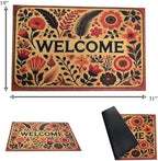 Outdoor Rug Door Mat, Welcome Mat Outdoor, Non-Slip Door Mat Outside Entrance, Stylish Welcome Mat, Entryway Rug, 19'x31' (16.WelcomeFlower) - Image 3
