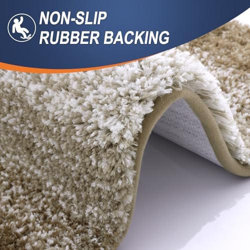 OLANLY Bathroom Runner Rug 70x20, Extra Soft Absorbent Microfiber Bath Rugs - Image 5