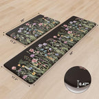 KIMODE Kitchen Mats Cushioned Anti Fatigue, Black Farmhouse Kitchen Rugs - Image 3