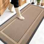 OLANLY Front Door Mat Outside 59x23, All-Season Heavy-Duty Rubber Doormat by OLANLY