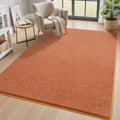 AROGAN 4x6 Area Rugs for Living Room Non Slip Dorm Bedroom Rug, Orange by AROGANAREARUG