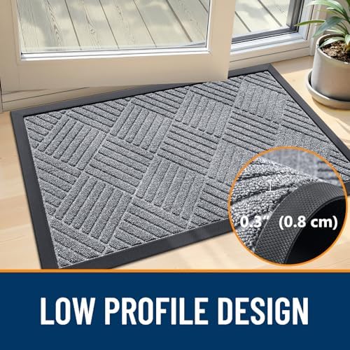 OLANLY Front Door Mat Outside Entrance 47x23, Waterproof Heavy-Duty Doormat - Image 5