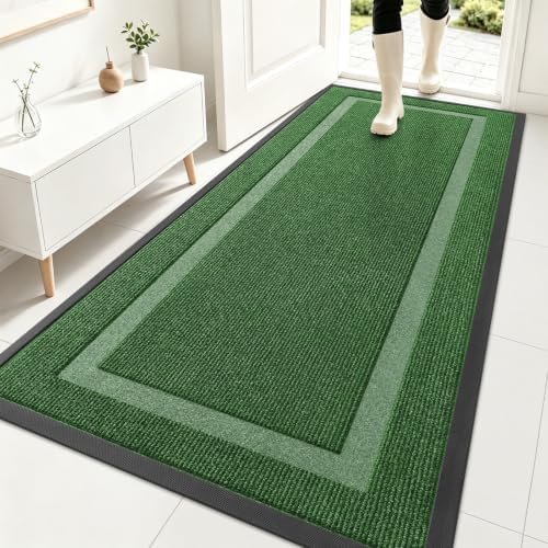 OLANLY Front Door Mat Outside 71x34, All-Season Heavy-Duty Rubber Doormat by OLANLY