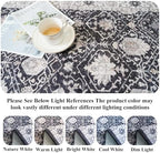 Entryway 2x4 Washable Area Rug: Oriental Stain Resistant Kitchen Runner Rugs Farmhouse Ultra Soft Bathroom Bedroom Print Floor Mat Thin Non Slip Indoor Carpet for Living Room Laudry Room(2x4,Black) - Image 2