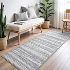 Chicrug 2x6 Grey Washable Runner Rug for Hallway Kitchen Entryway Non Slip - Image 5