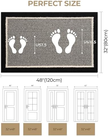 GRANNY SAYS Indoor Outdoor Doormat 32x48 Non-Slip Washable Entry Mat - Image 2