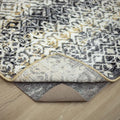 Mohawk Home Non Slip Rug Pad 8' Round - 3/8" Thick Felt + Latex Rubber Gripper - Dual Surface Cushion for Hardwood, Carpet, Tile Floors, Made in USA by MohawkHome