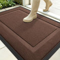 OLANLY Front Door Mat Outside 35x23, All-Season Heavy-Duty Rubber Doormat by OLANLY
