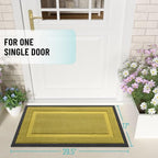 OLANLY Front Door Mat Outside 29.5x17, All-Season Heavy-Duty Rubber Doormat - Image 2