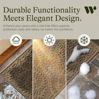 WaterHog Boxwood Front Door Mat Indoor Outdoor Entrance, All-Weather Mats - Image 6