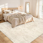 10x14 Area Rugs Living Room: Bedroom Washable Carpet Beige/Brown - Image 2