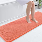 OLANLY Bathroom Runner Rugs 59x20, Extra Soft Absorbent Chenille Bath Rugs by OLANLY