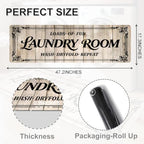 Non-Slip Laundry Room Rug Runner, Farmhouse Washable Laundry Mat - Image 2