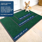 OLANLY 2-Pack Front Door Mats 29.5x17, Waterproof Heavy-Duty Doormats - Image 2
