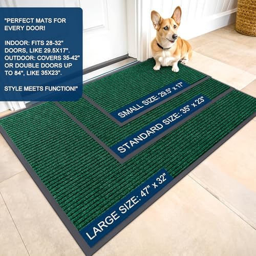 OLANLY Front Door Mat 71x47, Waterproof Heavy-Duty Indoor Outdoor Doormat - Image 2