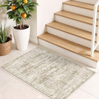 2x3 Rug Non Slip, Small Washable Entryway Rug,Brown - Image 4