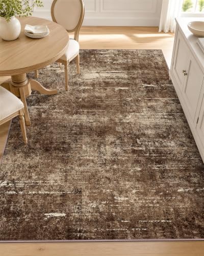 OLANLY 3x5 Washable Accent Rug, Soft Non Slip Carpet for Entryway Bedside by OLANLY