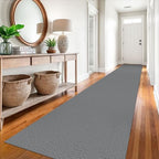 EARTHALL Washable Runner Rug, Non Slip Hall Runner Carpet, 3x16 Ft, Dark Gray - Image 6