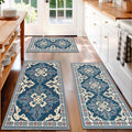 Kitchen Rugs Set of 3, Non Slip Washable Floor Mats with Water Absorbent by Unknown