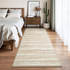 Chicrug 3x8 Beige Washable Runner Rug Hallway Kitchen Entryway Non Slip - Image 3