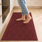 COSY HOMEER Kitchen Rugs 24"x35" Non-Slip Washable Kitchen Mats for Floor by COSYHOMEER