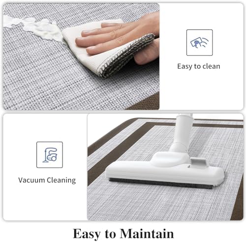 Mattitude Kitchen Mats Set of 2,Cushioned Anti-Fatigue Non-Skid Rug Sets - Image 4