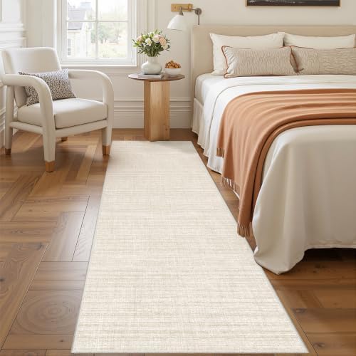 2'6'' x 8' Runner Rug Non Slip,Washable Kitchen Rugs,Beige - Image 4