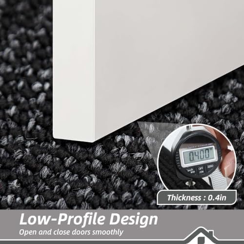 BEQHAUSE Indoor Door Mat 32" x 48", Dirt Trapper Door Mats, Black - Image 5