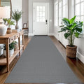EARTHALL Washable Runner Rug, Non Slip Hall Runner Carpet, 3x12 Ft, Dark Gray by Unknown