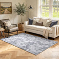 3x5 Tie-dye Light Grey Area Rug Washable Non-Slip Soft for Bedroom Kitchen by Unknown