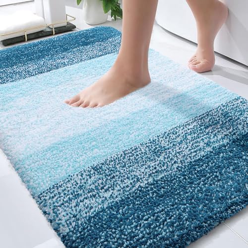 OLANLY Bathroom Rugs Mat 30x20, Extra Soft Absorbent Microfiber Bath Rugs by OLANLY