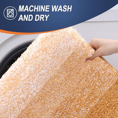 OLANLY Bathroom Runner Rug 44x24, Extra Soft Absorbent Microfiber Bath Rugs - Image 6