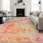 6x9 Area Rug Living Room: Modern Washable Soft Carpet Galaxy Haze by FXRHLP