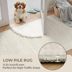 2'6'' x 8' Runner Rug Non Slip,Washable Kitchen Rugs,Beige - Image 6