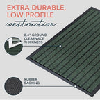 ubdyo Extra Durable Door Mat Outside Entrance (47" x 32", Bright Green) - Image 4