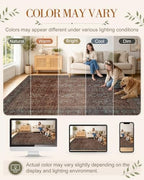OLANLY 5x7 Washable Area Rug, Soft Non Slip Carpet for Bedroom Living Room - Image 2