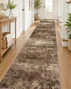 OLANLY 2'6"x14' Washable Runner Rug, Non Slip Carpet for Hallway Kitchen by OLANLY