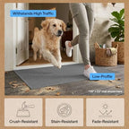 GORILLA GRIP® HydroABSORB Door Mat for Indoor Outdoor Use, 29x17 Gray - Image 6