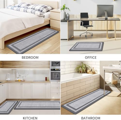 Mattitude Kitchen Mats Set of 2,Cushioned Anti-Fatigue Non-Skid Rug Sets - Image 7
