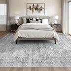 8x10 Area Rugs for Living Room,Large Washable Rug,Grey - Image 5
