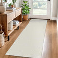 EARTHALL Washable Runner Rug, Non Slip Bedside Rug, 2x6 Ft, Cream/Grayish by Unknown